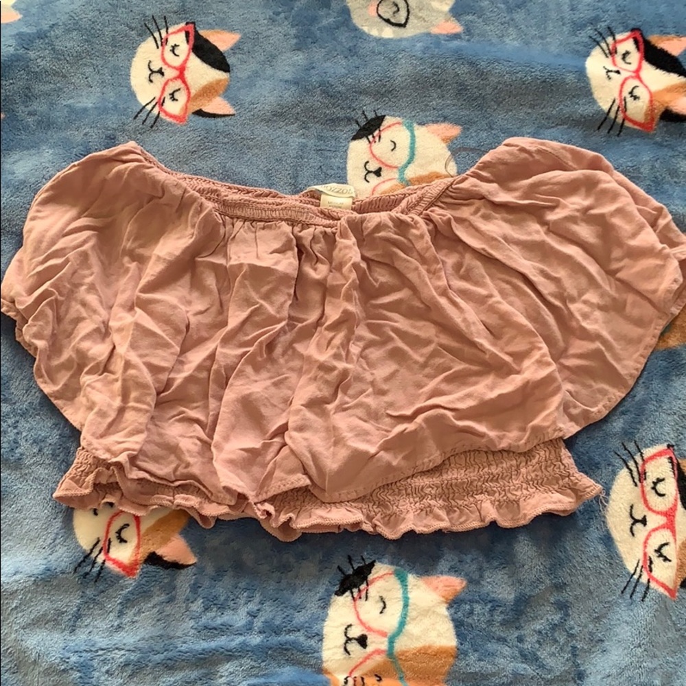 Pastel pink crop top✨